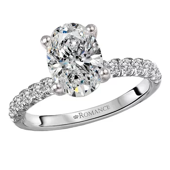 Semi-Mount Diamond Engagement Ring 160215-OV200PT
