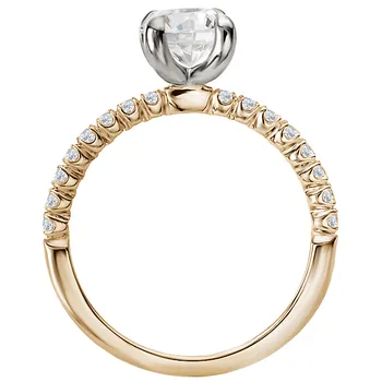 Diamond Semi Mount Diamond Ring 160100-RD100Y