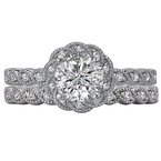 LaVie Halo Semi-Mount Diamond Ring 115419-RD100