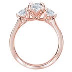 Romance Three Stone Semi-Mount Diamond Ring 119274-OV100RK