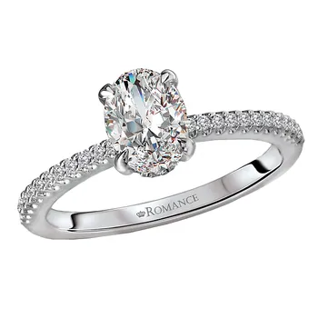 Semi-Mount Diamond Engagement Ring 160165-OV100