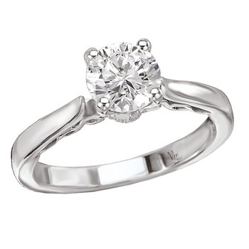 Solitaire Semi-Mount Diamond Ring 115175-100