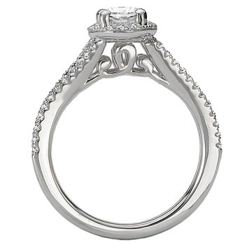 Split Shank Semi-Mount Diamond Ring 115327-100