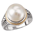 Eleganza Ladies Fashion Pearl Ring 710875-7