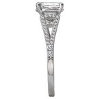 LaVie Split Shank Semi-Mount Diamond Ring 115445-OV100