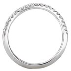 LaVie Curved Wedding Band 115462-W