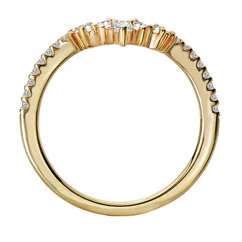 14kt Yellow Gold Diamond Wedding Band 160204-WY
