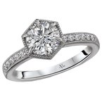 LaVie Halo Semi-Mount Diamond Ring 115443-RD100