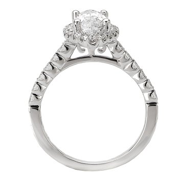 Halo Semi-Mount Diamond Ring 115218-100