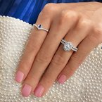 LaVie Halo Semi-Mount Diamond Ring 115217-100