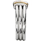 Eleganza Ladies Fashion Two-Toned Ring 711850-7