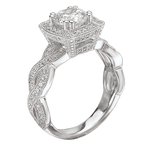 LaVie Halo Semi-Mount Diamond Ring 115001-100