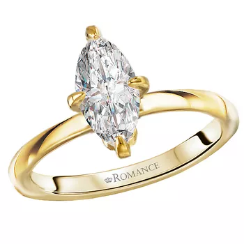 Diamond Halo Engagement Ring 160180-MQ100Y