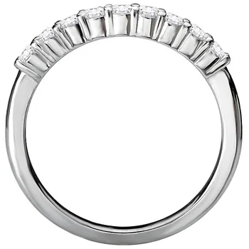 Straight Diamond Wedding Band 160117-W
