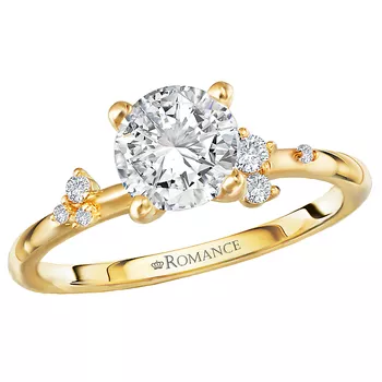 Diamond Semi-Mount Engagement Ring 160136-RD100Y