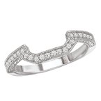 LaVie Curved Wedding Band 115092-100W