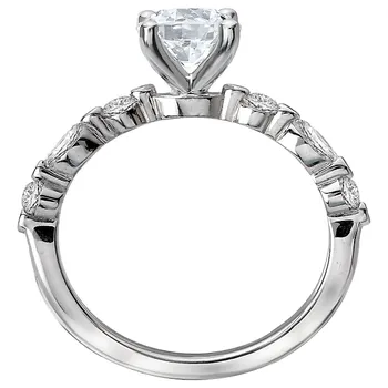 Classic Semi-Mount Diamond Ring 160020-RD100