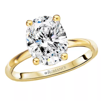 Diamond Hidden Halo Engagement Ring 160151-OV300Y