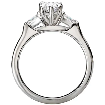 *** Lab Grown Diamond *** Diamond Semi Mount Engagement Ring 160085-PS100LG