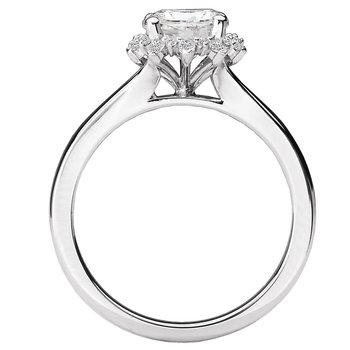 Halo Semi-Mount Diamond Ring 115404-RD100