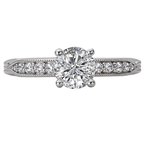 LaVie Classic Semi-Mount Diamond Ring 115464-RD075