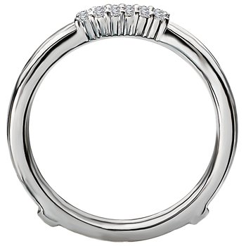 Diamond Wrap Wedding Ring with Guard 113925-WRAP