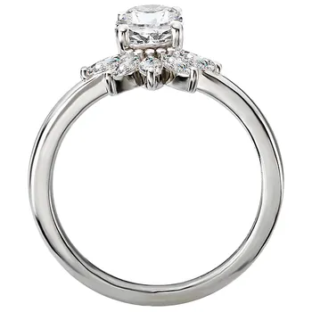 Diamond Semi-Mount Engagement Ring 160068-OV100