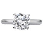 LaVie Solitaire Semi-Mount Diamond Ring 114000-4RD175WS