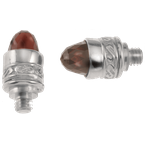 Alisa Bellatini Vari-tip Faceted Garnet cabochons Sterling Bracelet Tips AO 12-100 FG