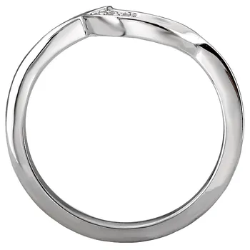 Curved Wedding Band 119226-WK
