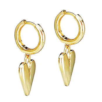 Ladies Fashion Heart Earrings 222065-Y