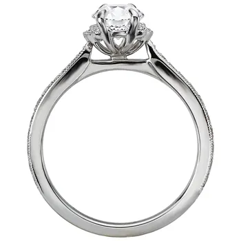 Classic Semi-Mount Diamond Ring 160037-OV100