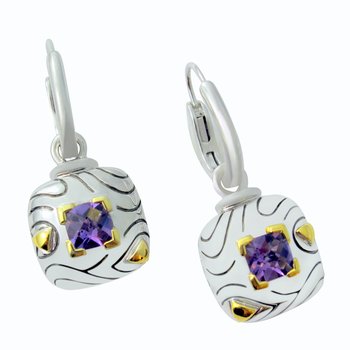 Earrings AVE001AM-S-18K