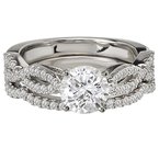 LaVie Braided Semi-Mount Diamond Ring 115166-S