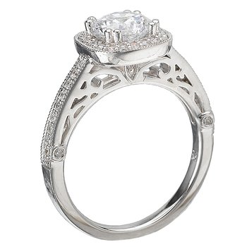 Halo Semi-Mount Diamond Ring 115071-100