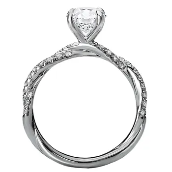 Diamond Semi-Mount Engagement Ring 160153-RD100