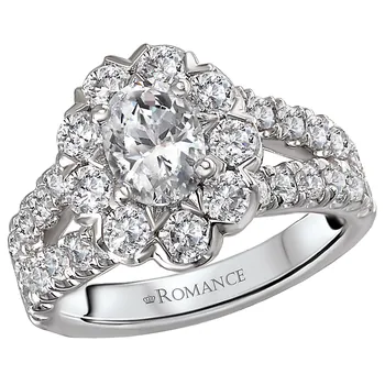 Halo Semi-Mount Diamond Ring 119113-100K
