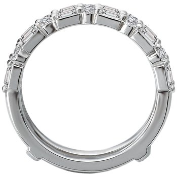 Diamond Wrap Ring with Guard 113915-WRAP