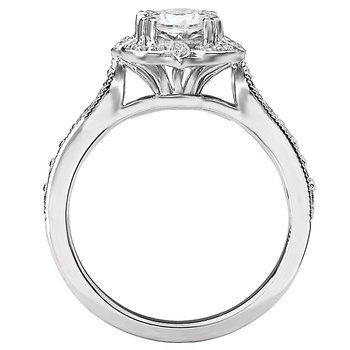 Halo Semi-Mount Diamond Ring 115402-100