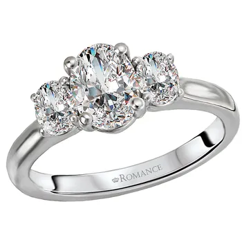 Diamond Semi-Mount Engagement Ring 160072-OV100
