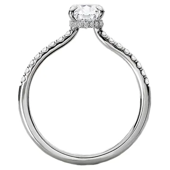 Diamond Semi-Mount Engagement Ring 160149-OV100