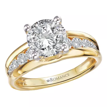 Semi-Mount Diamond Engagement Ring 160285-RD200Y