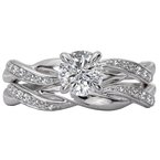 LaVie Classic Semi-Mount Diamond Ring 115441-RD075