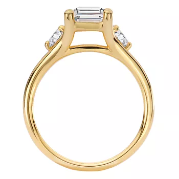 Split Shank 3-Stone Diamond Engagement 160346-EM200Y