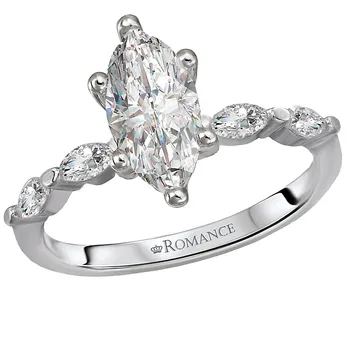 Classic Semi-Mount Diamond Ring 160050-MQ100