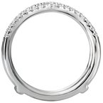 LaVie Matching Diamond Wrap Ring with Guard 113911-WRAP