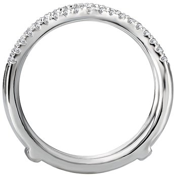 Matching Diamond Wrap Ring with Guard 113911-WRAP