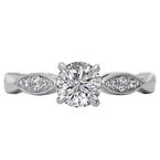 LaVie Classic Semi-Mount Diamond Ring 115440-RD075