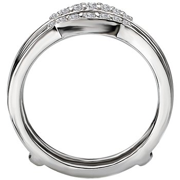 Diamond Wrap Ring with Guard 113920-WRAP