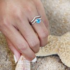 Tesoro Ladies Fashion Gemstone Ring 212040-BTW